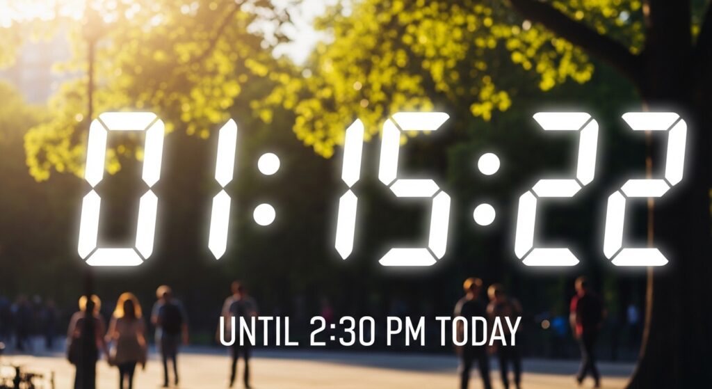 How Long Until 2:30 PM Today