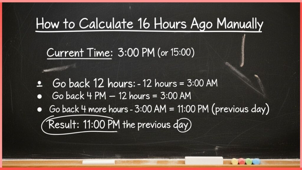 Calculate 16 Hours Ago