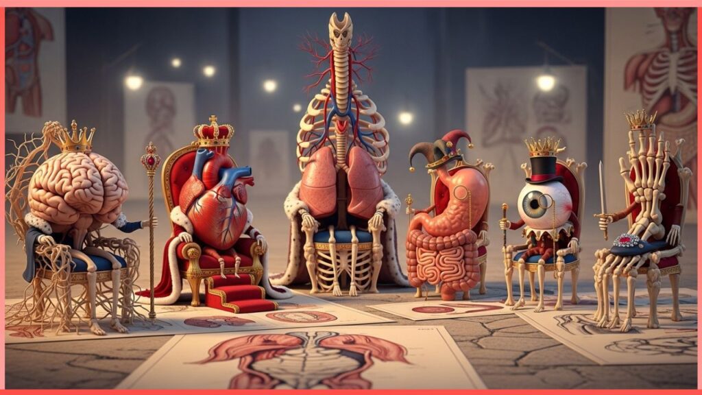 Body Parts as Human Rulers