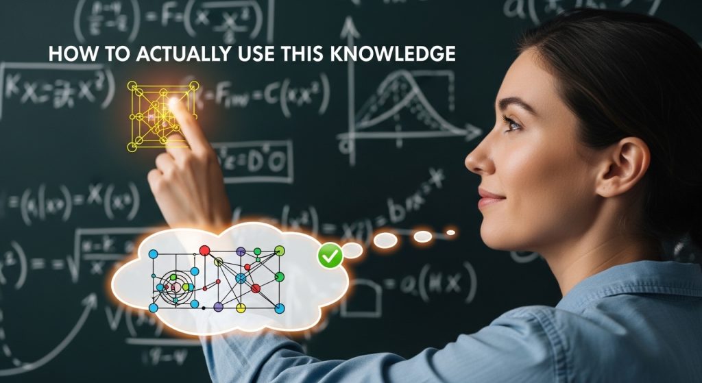 How to actually use this knowledge