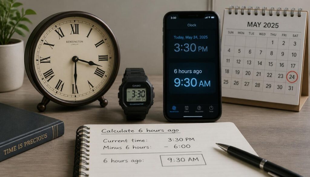 Calculate 6 Hours Ago Instantly