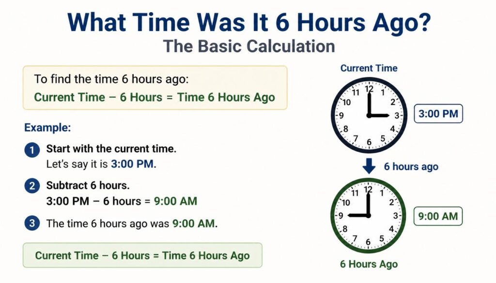 6 Hours Ago in GMT+5?