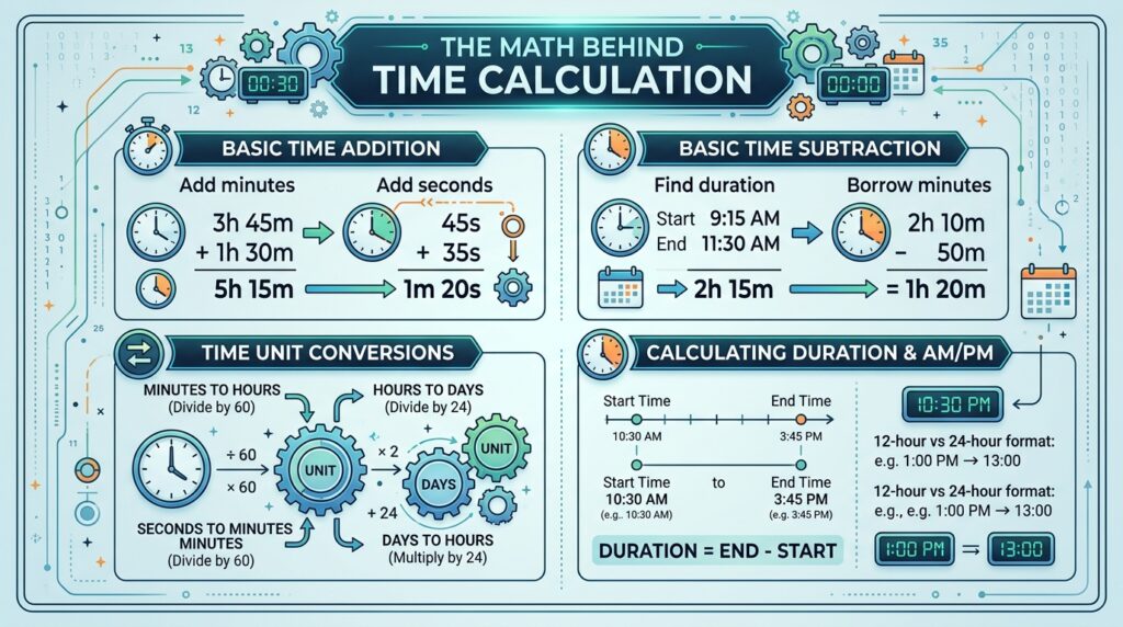 the Math Behind Time Calculation