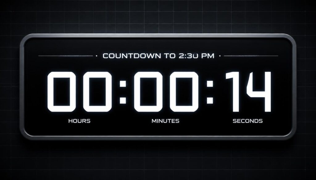 2:30 PM Changes Every Second