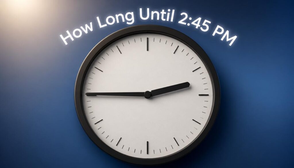 2:45 PM in Different Clock