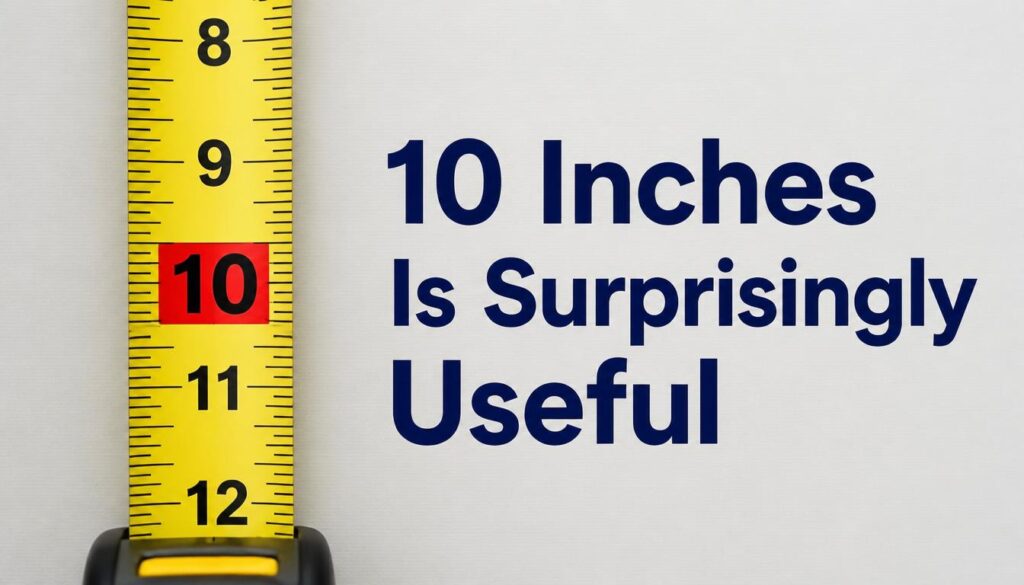 10 Inches Is Surprisingly Useful