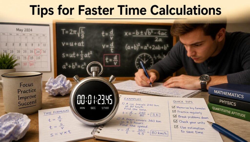 Tips for Faster Time Calculations