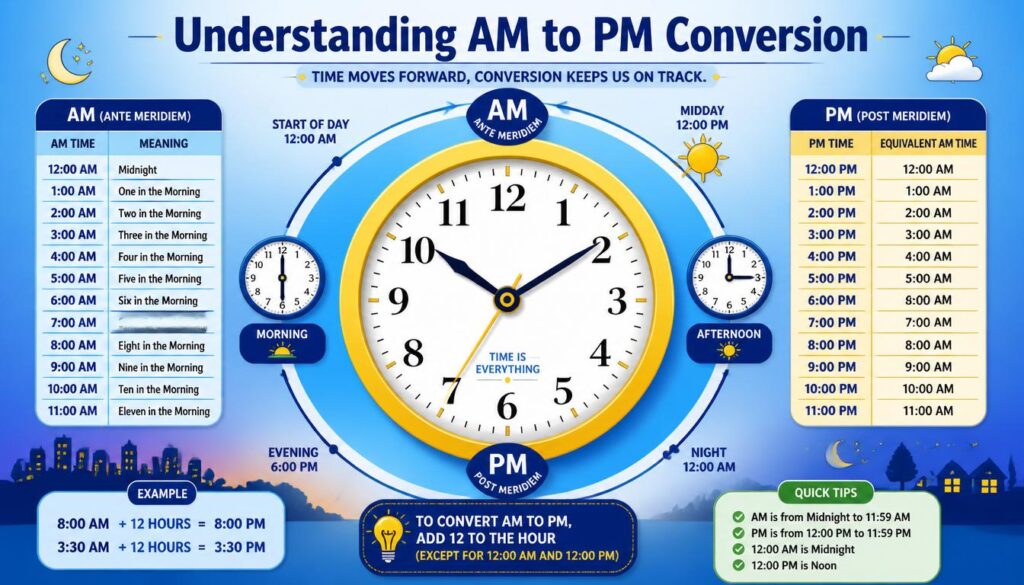 AM to PM Conversion
