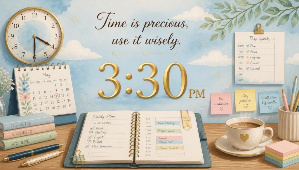 the Time Until 3:30 PM
