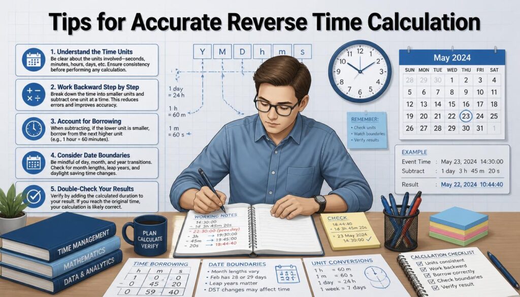 Reverse Time Calculation