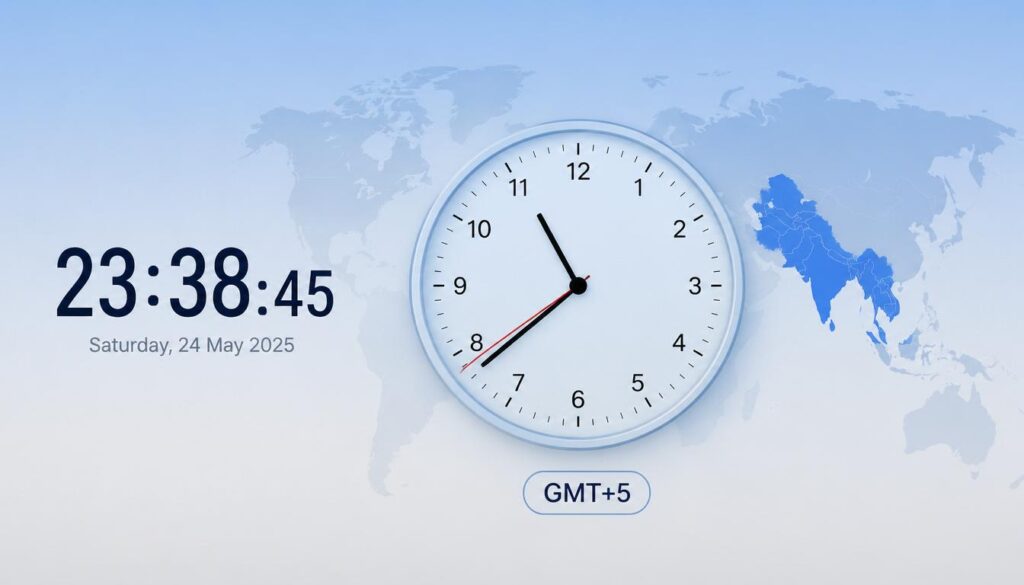What Time Is 10 Hours From Now in GMT+5?