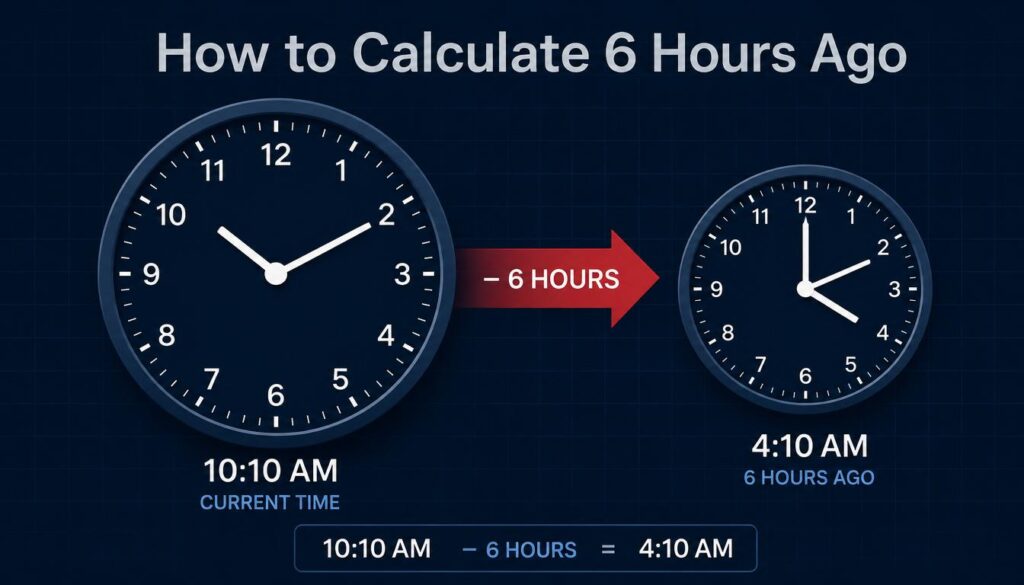 How to Calculate 6 Hours Ago