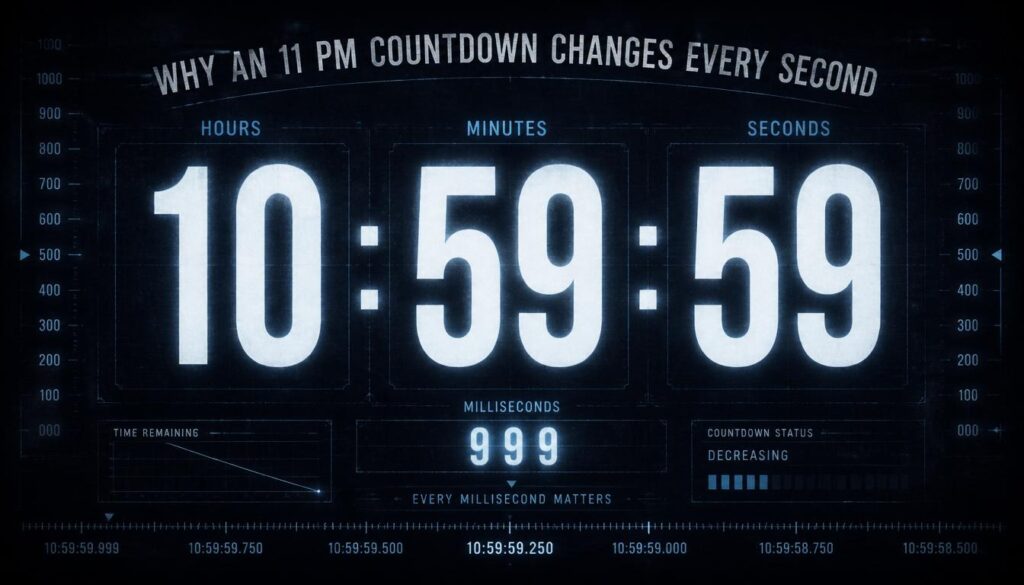 11 PM Countdown Changes
