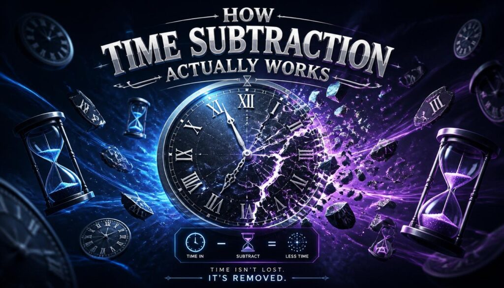How Time Subtraction Actually Works