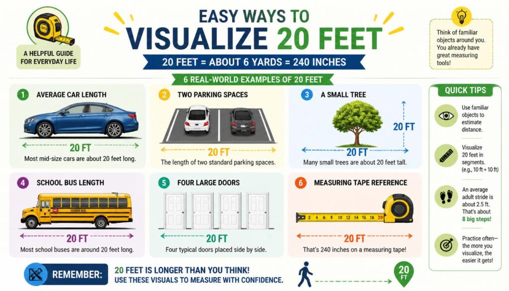 Tips to Visualize 20 Feet Easily