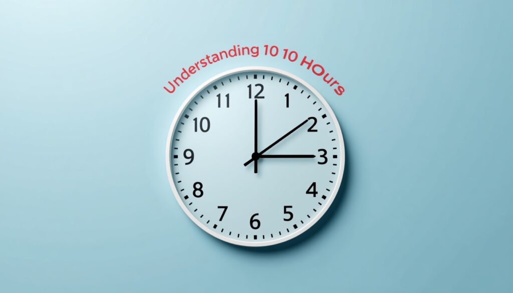 10 Hours as a Time Duration